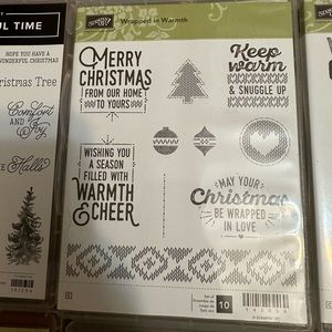 Wrapped in Warmth Stampin Up Set